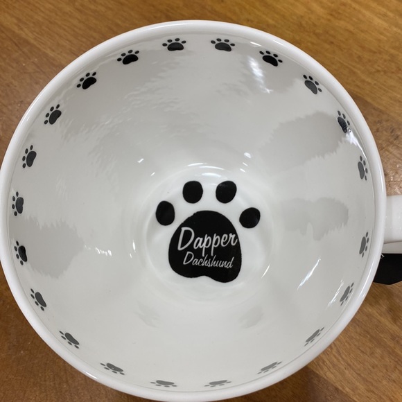 NWT.  Portobello by Design, 16oz., bone china, “Doxie” mug. - Picture 3 of 8